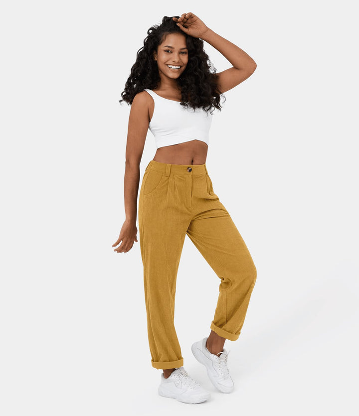 Corry | Casual Corduroy Broek