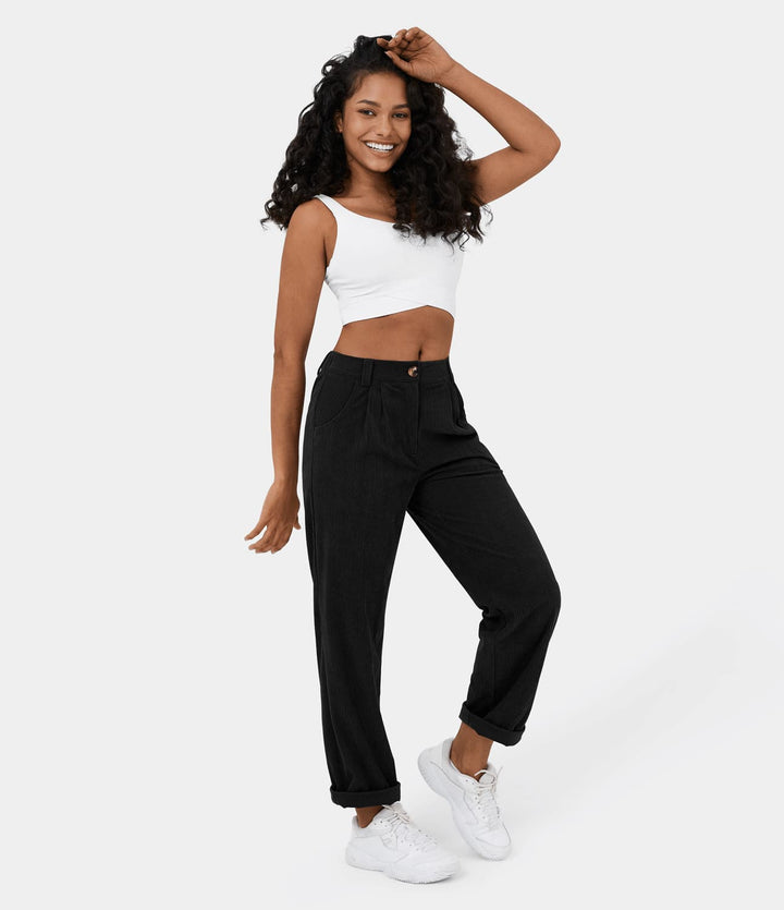 Corry | Casual Corduroy Broek