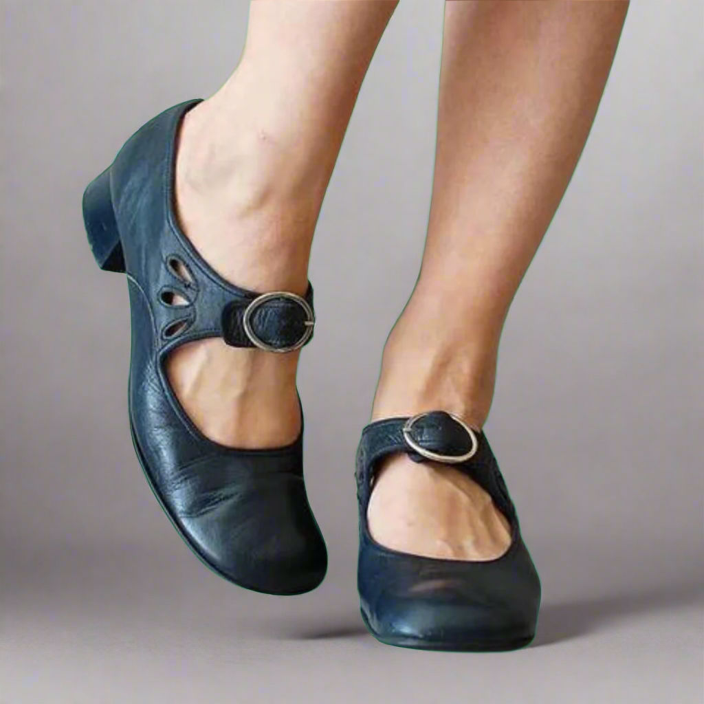 Gio™ - Orthopedische leren sandalen met een comfortabele sleehak