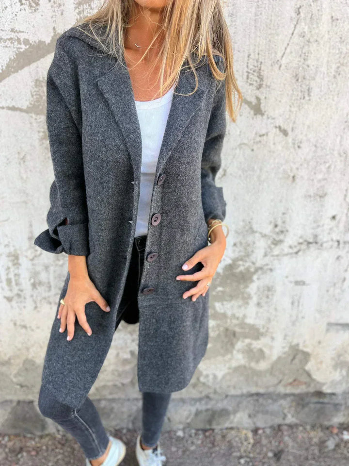 Baylea | Casual wollen mantel