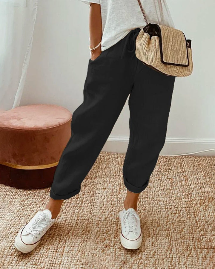 Lucy™ | Luxe Linnen Broek tegen Zweet