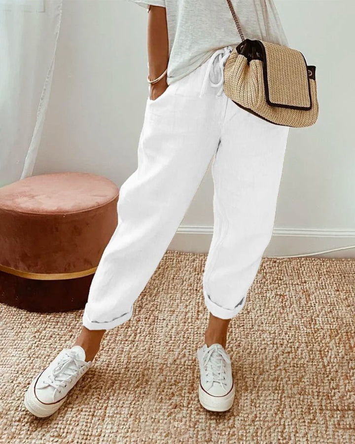 Lucy™ | Luxe Linnen Broek tegen Zweet